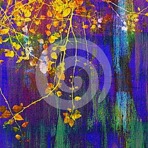 Treetop painting photo