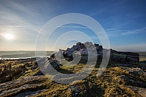 Tregarrick tor Bodmin moor Cornwall UK