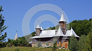 Treime Monastery in Moiseni, Romania