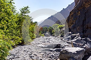 Trek in Nakhr Wadi - Oman