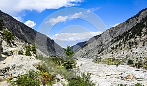 Trek from village Tato to Fairy Meadows grassland