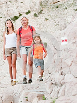 Trekkers - family on trek