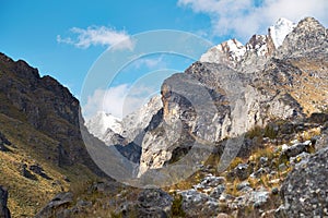 Trekking in the Andes