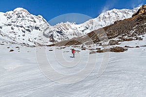 Trekking at Annapurna Basecamp