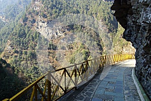 Trekking in Cangshan mountains, Dali, Yunnan province, China