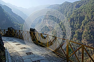 Trekking in Cangshan mountains, Dali, Yunnan province, China photo