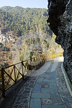 Trekking in Cangshan mountains, Dali, Yunnan province, China photo