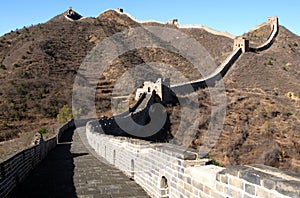 Trekking on Great Wall.