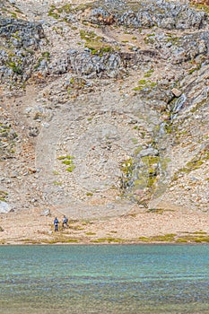 Trekking in Laguna Turquesa photo