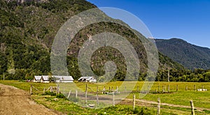 Trekking through Peulla, Chile, Andean Crossing