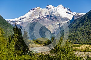 Trekking through Peulla, Chile, Andean Crossing