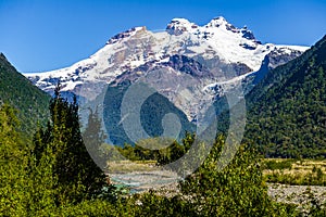 Trekking through Peulla, Chile, Andean Crossing