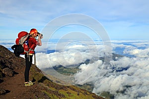 Trekking on Pico Volcano