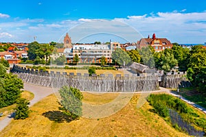 Trelleborgen, a viking wooden fortress in Trelleborg, Sweden