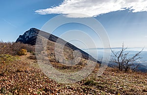 Trem, highest peak of Dry mountain in Serbia photo