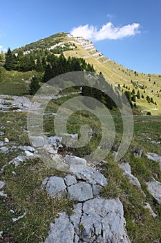 Tremalzo mountain in Italy