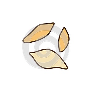 Trematodes vector concept colored icon or sign