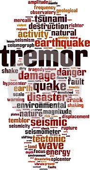 Tremor word cloud