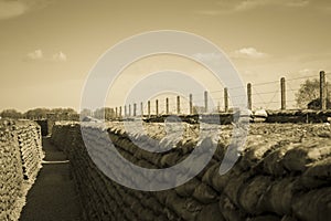 The Trench of death world war 1 belgium flanders fields