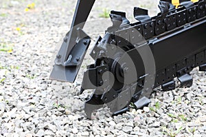 Trench digger machine for trenching