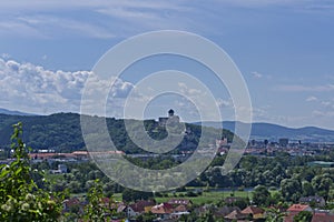 Trencin, Old city street view, Slovakia, Europe