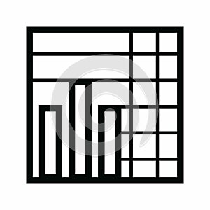 Trend Chart icon vector