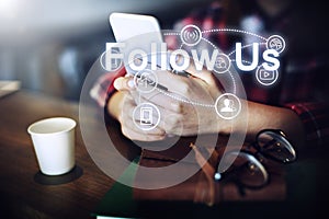 Trends Share Interact Internet Word Concept