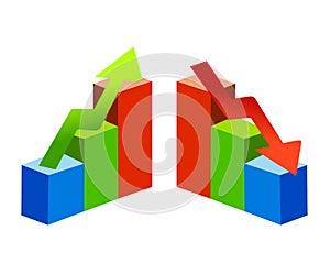 Trends up and down diagrams