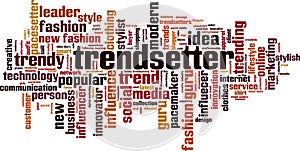 Trendsetter word cloud