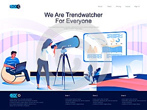 We are Trendwatcher for everyone landing page.