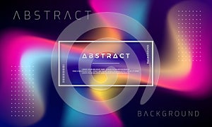 Trendy abstract liquid background. Graded liquid background for banners, web, placards, landing page, cover, poster,