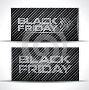 Trendy Black Friday card