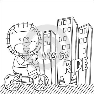 Trendy children graphic with line art design hand drawing sketch vector illustration for adult