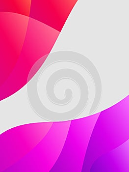 abstract dynamic colors gradient background with grey empty space