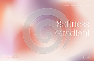 Trendy gradient pastel fluid wave background landing page, colorful abstract liquid. Red and purple design wallpaper for banner,