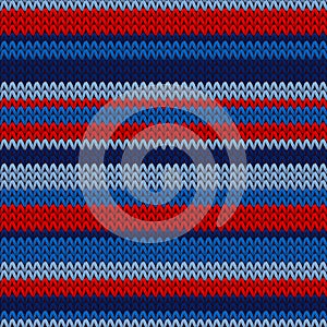 Trendy horizontal stripes knit texture geometric