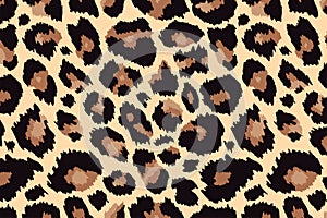 Trendy leopard brown background