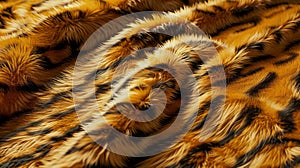Trendy leopard fur texture. Golden fur and black spots. Natural animal furry background. Concept is Softness, Comfort