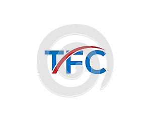 Trendy Letter TFC Logo Design