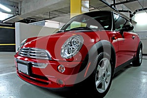Trendy Red Sports Car