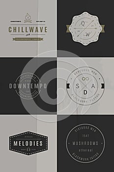 Trendy Retro Vintage Insignias