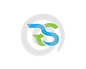 Trendy RS Logo Design