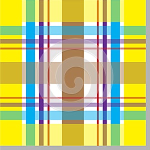 Trendy seamless plaid pattern