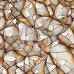 trendy style background seamless pattern - illustrations with elegant geometries