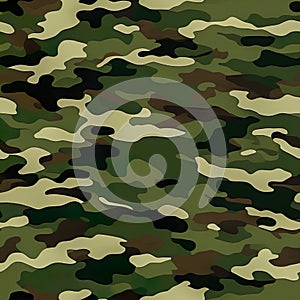 Trendy style Camouflage seamless pattern