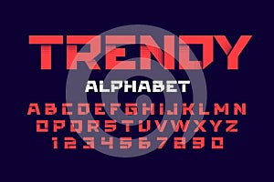 Trendy style font