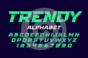 Trendy style font