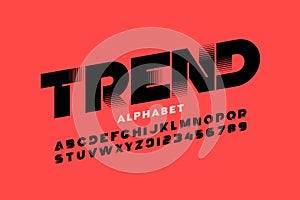 Trendy style font