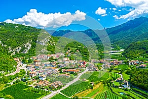 Trentino rural landscape, Drena village