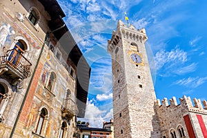 Trento Italy Torre Civica case Cazuffi Rella europa landmarks